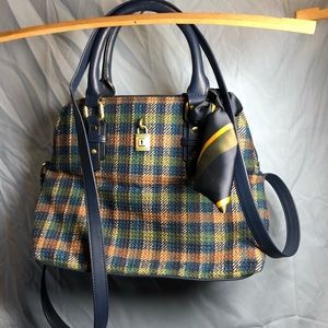 Vintage Plaid Patterned Purse